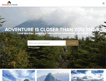 Tablet Screenshot of discoveroutdoors.com